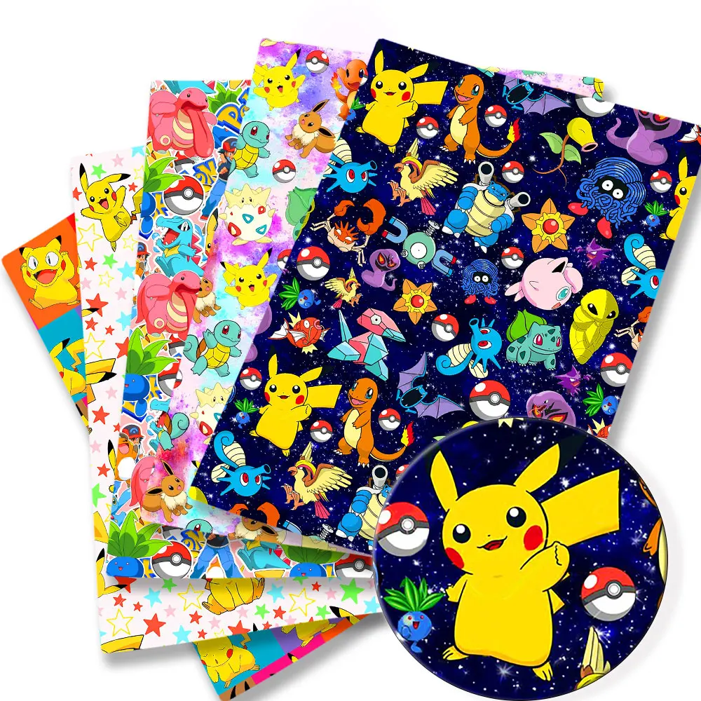 Baby Products 1 Year - Pokemon Cartoon Fabric140 * 50cm Ręcznie