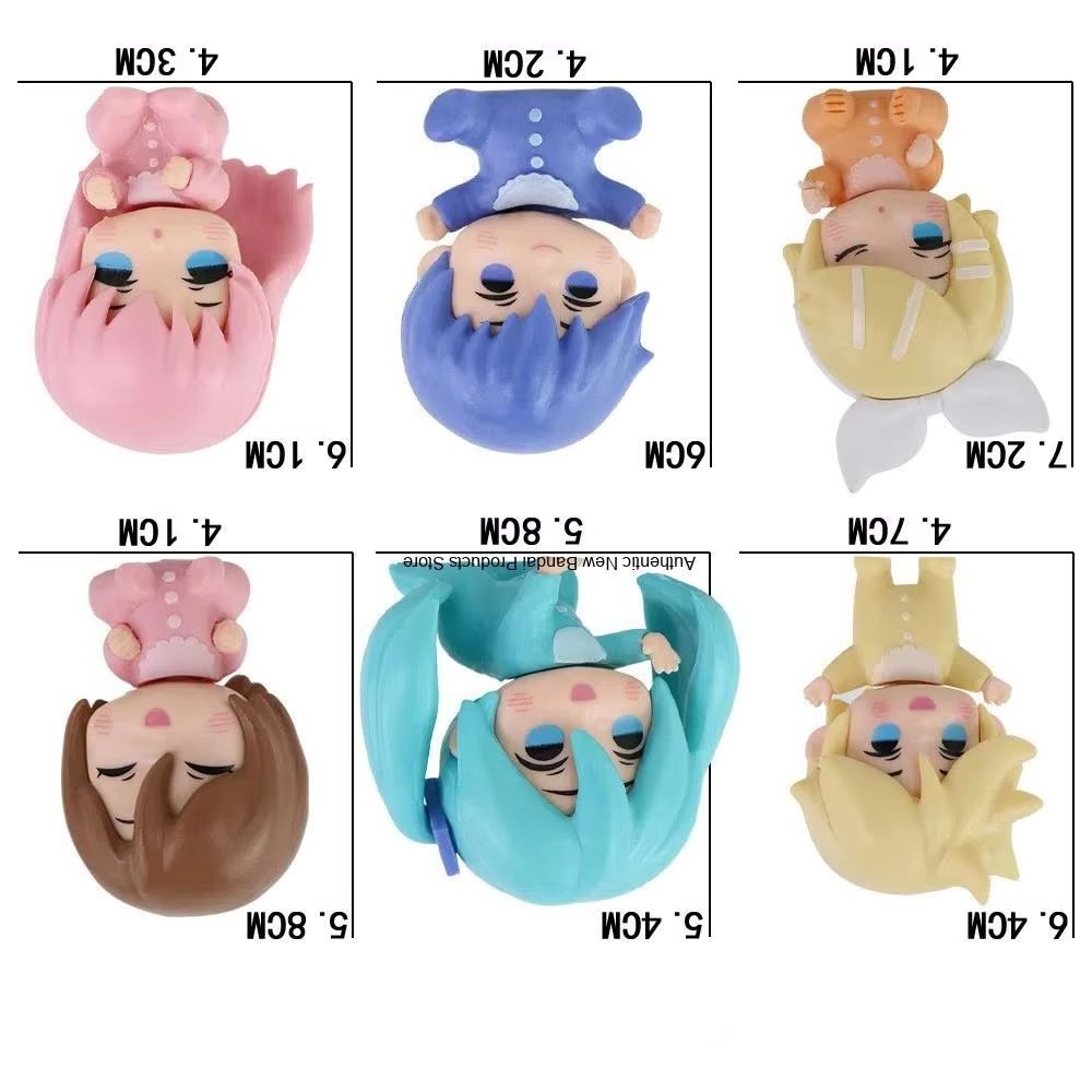 Baby Q Products - 6 szt./zestaw Anime Hatsune Miku w