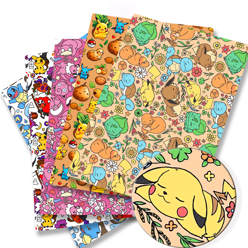 Baby Products 1 Year - Pokemon Cartoon Tkanina140 * 50cm Ręcznie